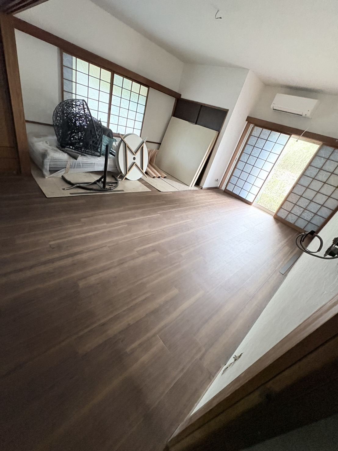 居室施工前
